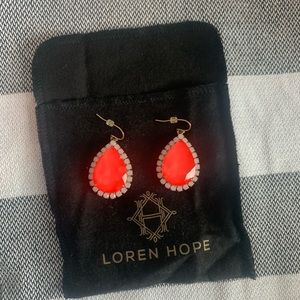 Loren Hope Neon Crystal Earrings